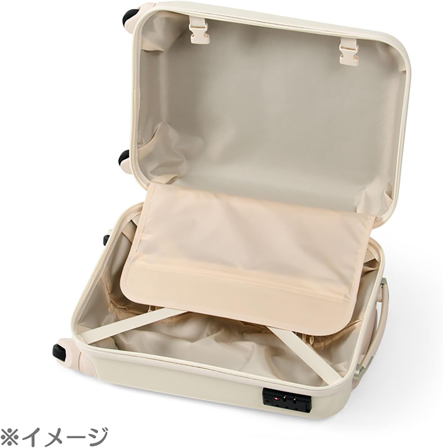 Sanrio 742597 Carry Bag, 6.3 Gal (29 L), My Melody PC, ABS Resin, Polyester TSA Lock Compatible (Dial Lock Type), 4 Wheels, Carry Bar, 3 Adjustable Levels, Ages 3 and Up image number 2