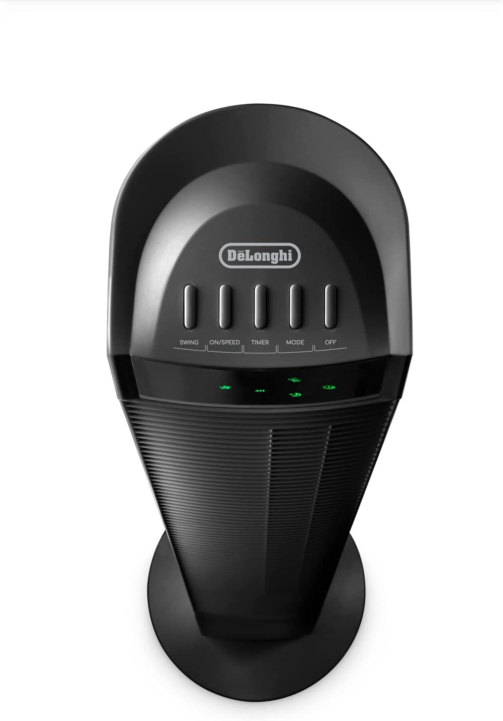 De&rsquo;Longhi Oscillating Tower Fan DETF111.BK with Ioniser for Better Air Quality, 3 Fan Speeds, Led Display, Auto-Off Settings and Remote Control, Black image number 4