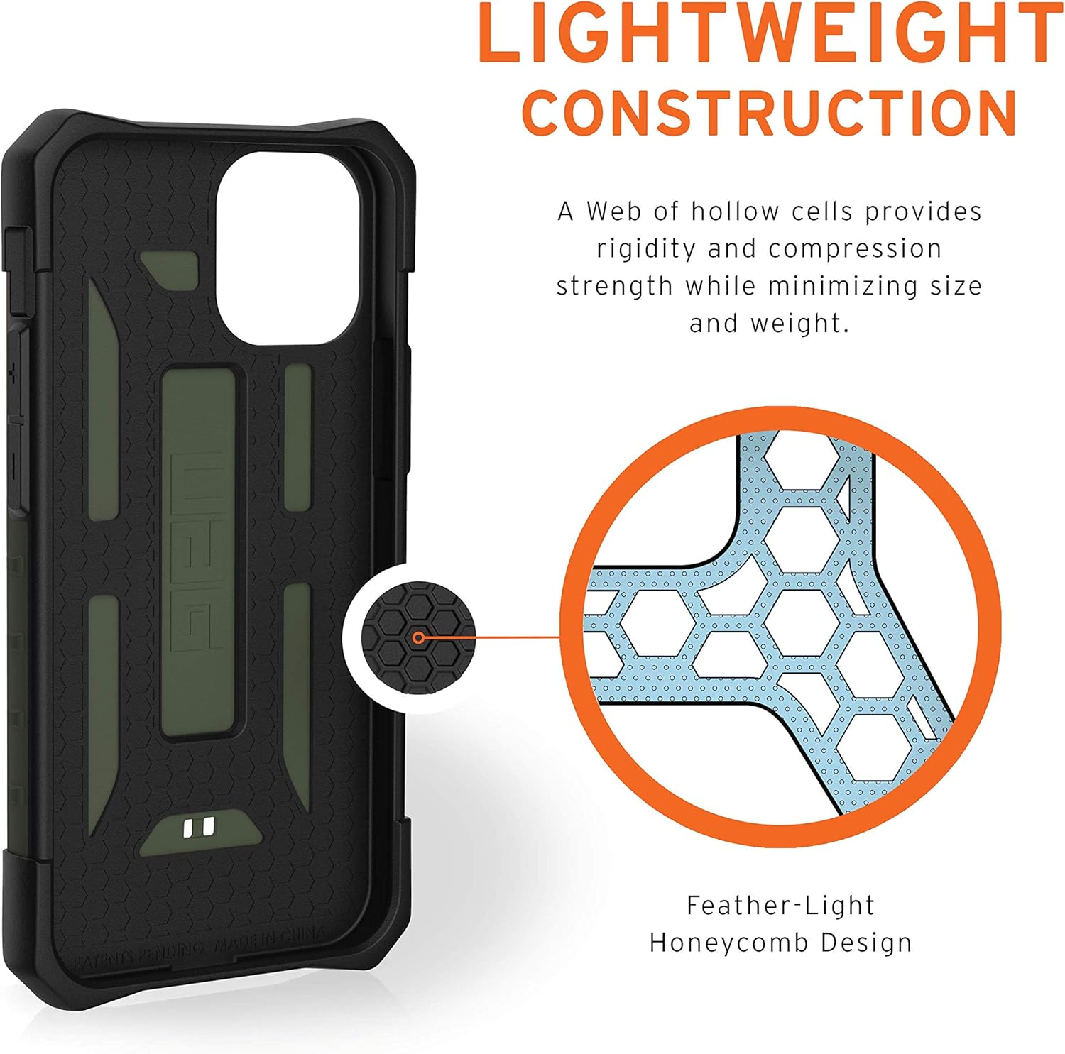 URBAN ARMOR GEAR UAG-IPH20S-FC Iphone 12 Mini (5.4) 2020 Compatible Shockproof Case, PATHFINDER SE Forest Camo image number 5