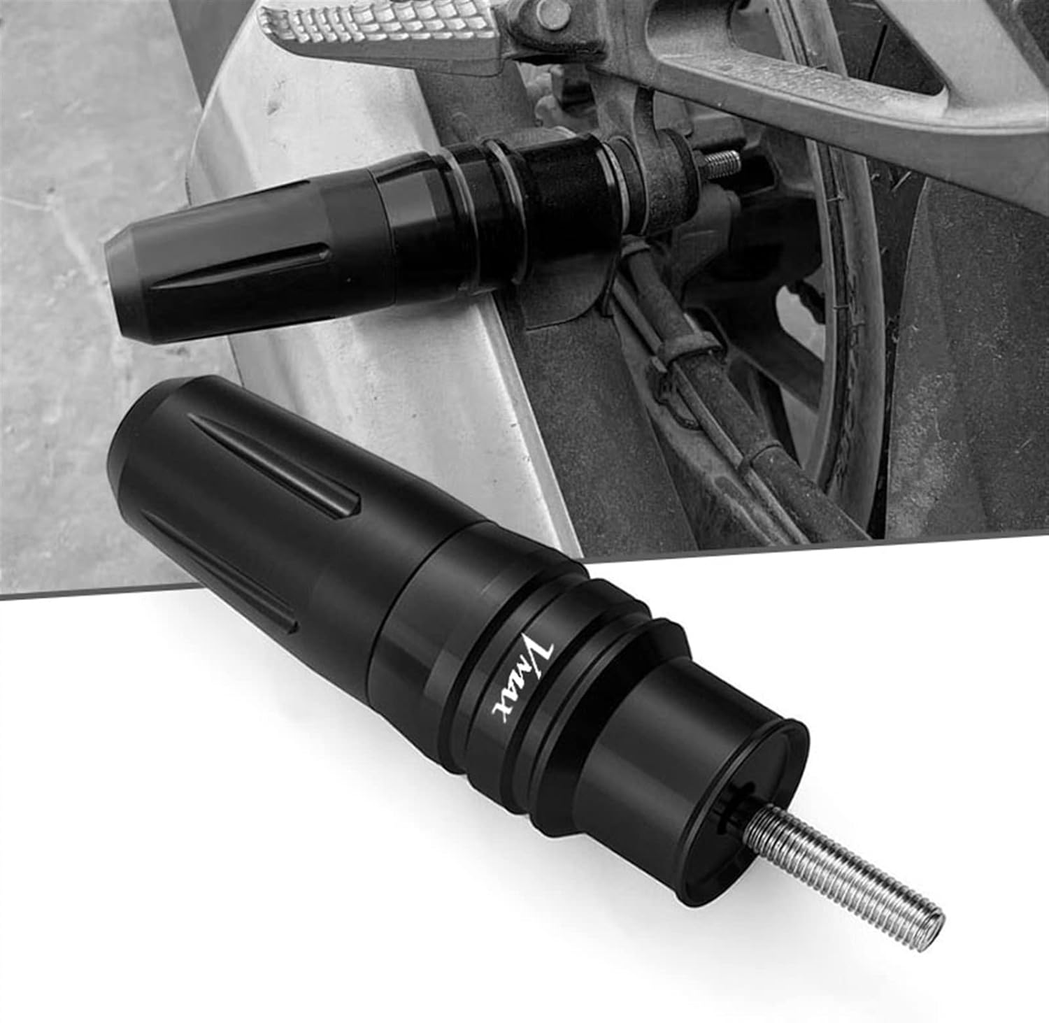 Motorbike for Yamaha V-MAX VMAX 300 1200 1700 CNC Exhaust Frame Sliders Crash Pads Falling Protector Accessories (Color : Orange) image number 2