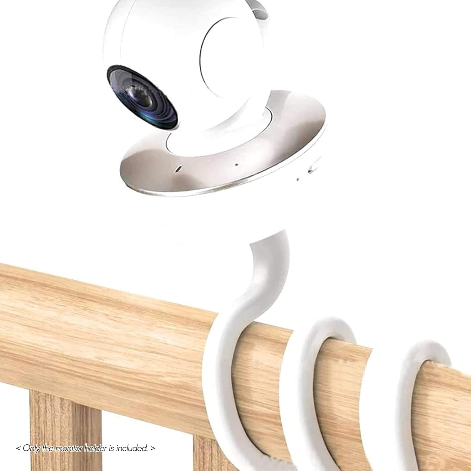 Universal Baby Monitor Holder Versatile Twist Mount with 1/4 Inch Screw for Crib Most Monitors ALKOY image number 3