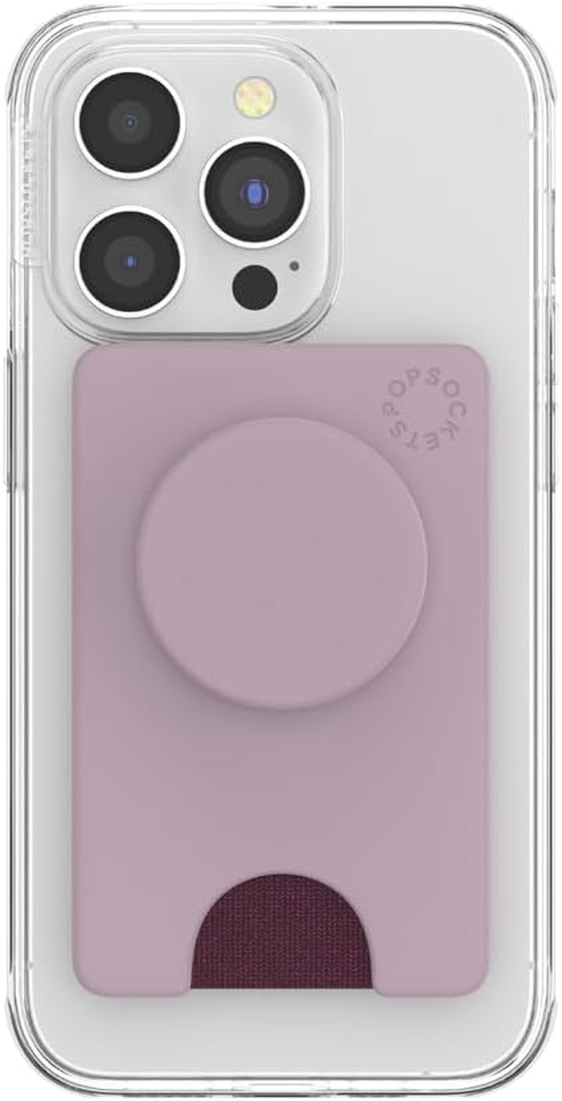POPSOCKETS Pop Wallet+ Grip Card Holder for Phone & Tablet (Genuine) - Blush Pink
