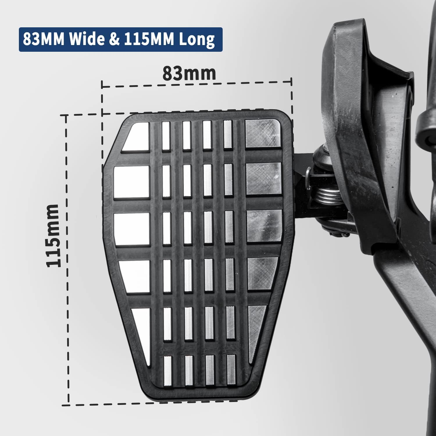 Motorcycle CMX1100 CM1100 Wide Foot Pegs Pedal 21-23, Aluminium Foot Rest Footrest Footpeg Extension Enlarge Step Board Extender for H.Onda Rebel CMX 1100 CM 1100 2021 2022 2023 image number 6