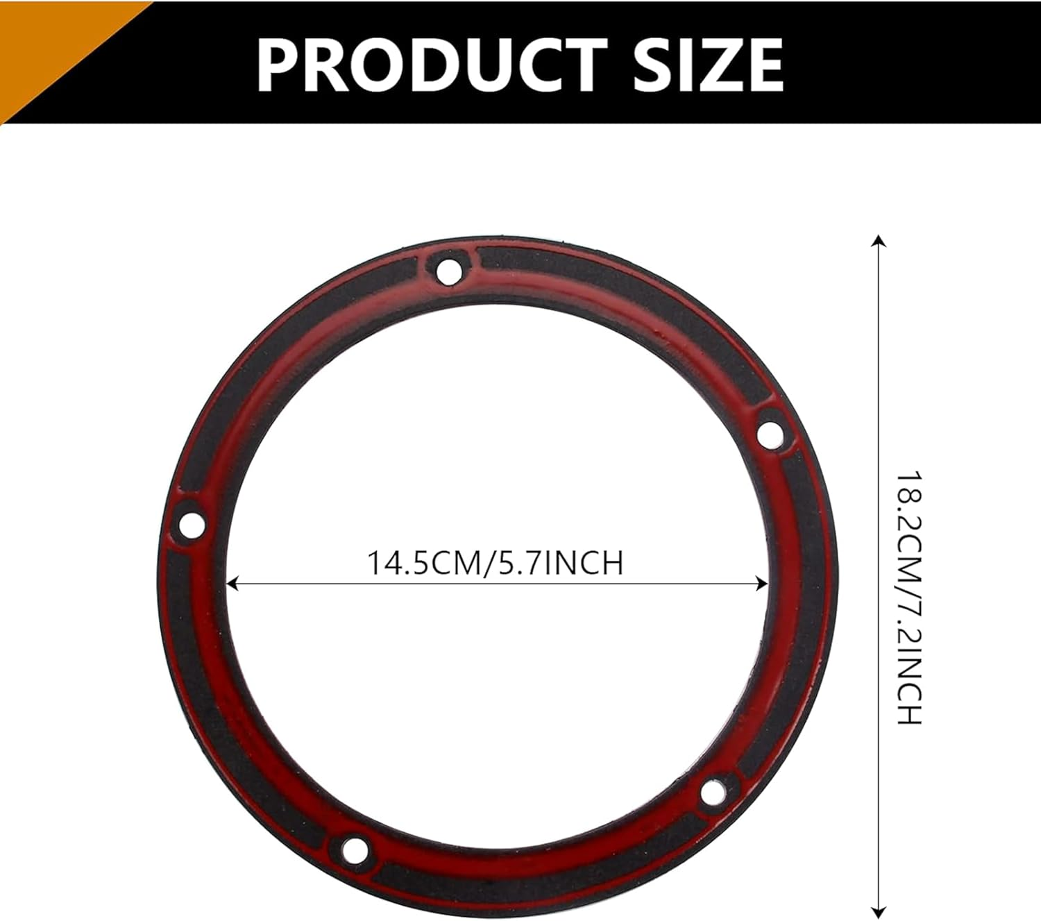 5 Holes Twin Cam Derby Cover Gasket,Gasket Rings,Compatible with Harley Touring Dyna Electra Glide Softail Fatboy FXD 1999-2016 25416-99X,Motorcycle Accessories image number 3
