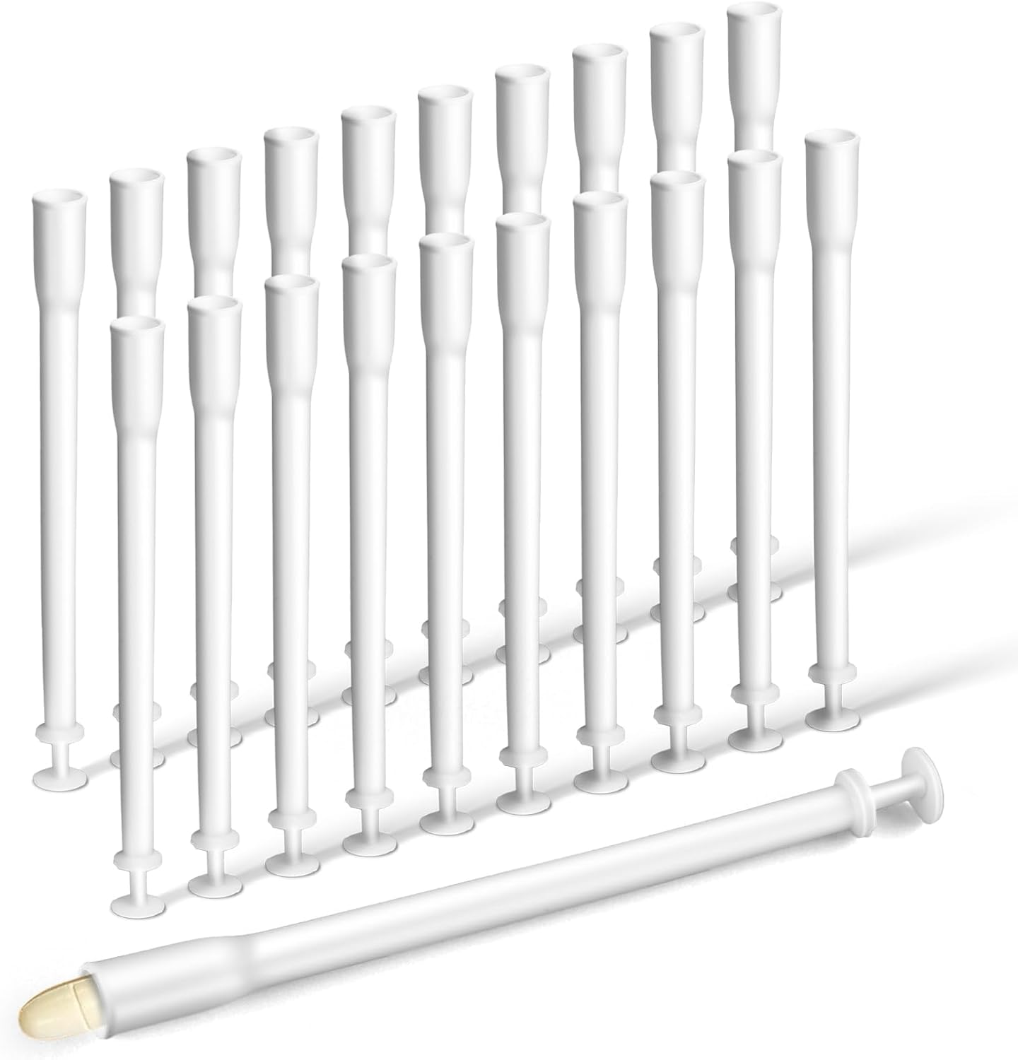 Suppository Applicator, 20 Pcs Vaginal Cream Applicator, Disposable Vaginial Applicators for Most Boric Acid Suppositories, Pills, Tablets and Size 0 and 00 Capsules, Individually Wrapped image number 5