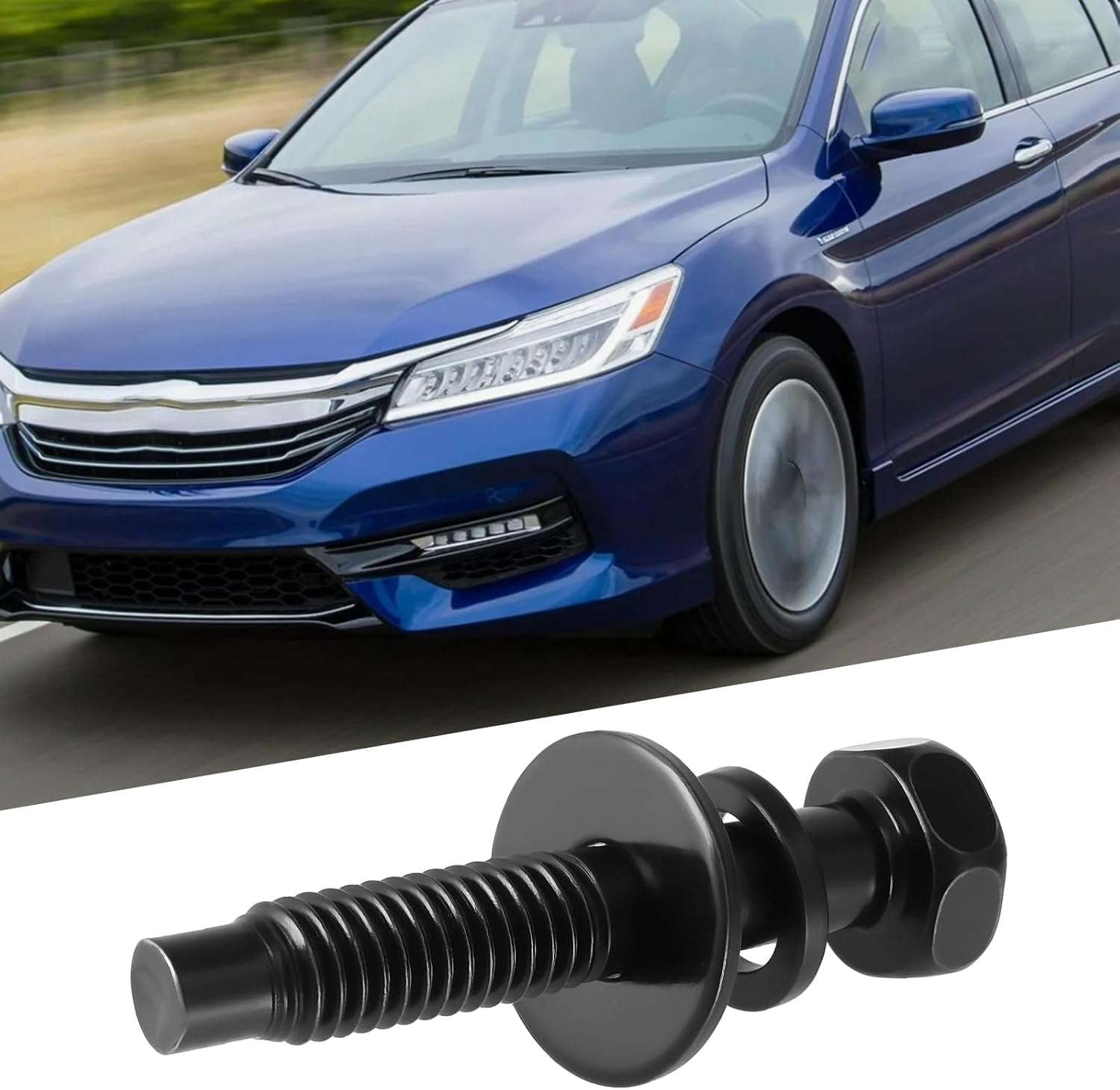 4Pcs Car Engine Air Filter Box Cover Screw 90091-P36-000 Compatible with Honda Accord Civic, 90091-P07-A01 image number 6