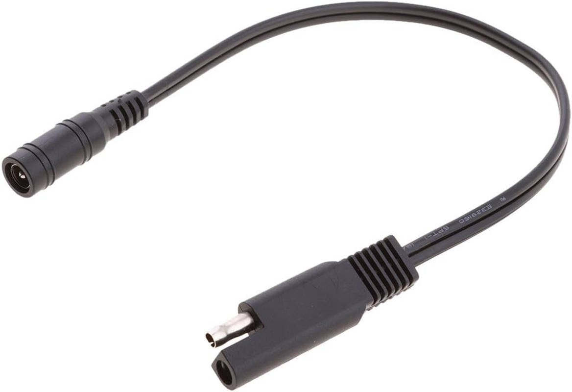 250Mm SAE Connector to DC Plug, Convert SAE to Female Adaptor Cord (Pack of 5) image number 4