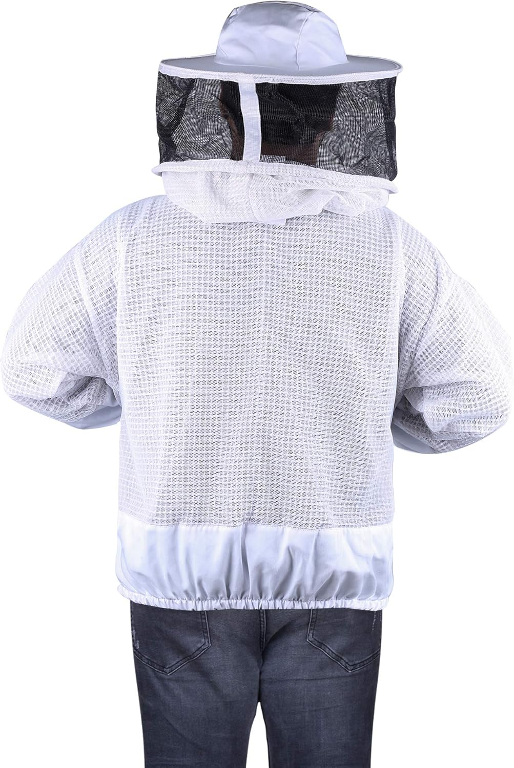Beekeeping Bee Jacket 3 Layer Mesh round Head Jacket Protective Equipment (2XL) image number 2