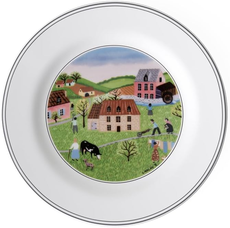 Villeroy & Boch Design Naif Dinner Plate #1 Going to Market image number 6