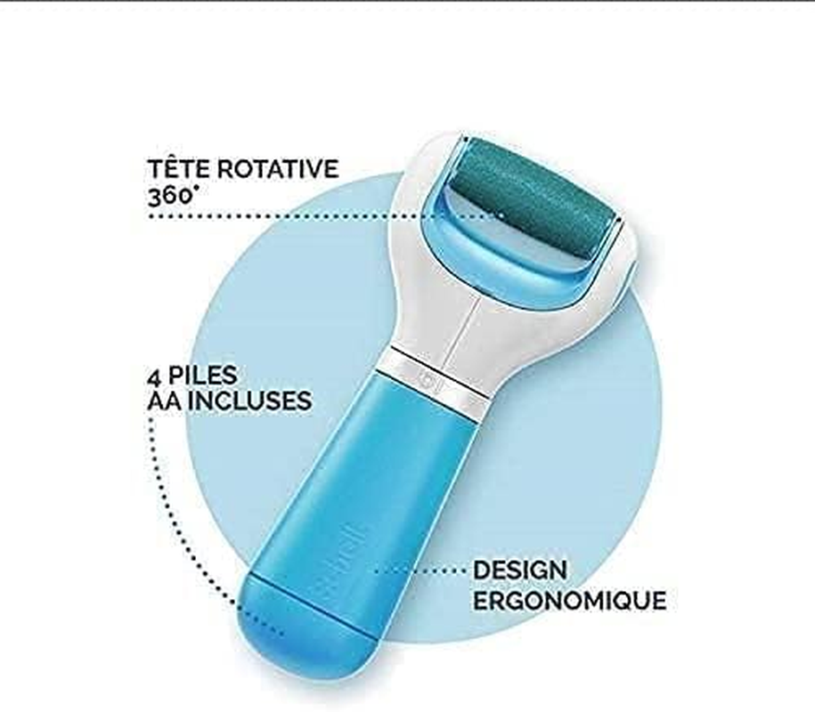 Electric Callus Remover for Feet, Professional Pedicure Tools Refill Roller,Remove Heels Dead Skin of Best Foot File Kit(Pink) - Blue image number 3