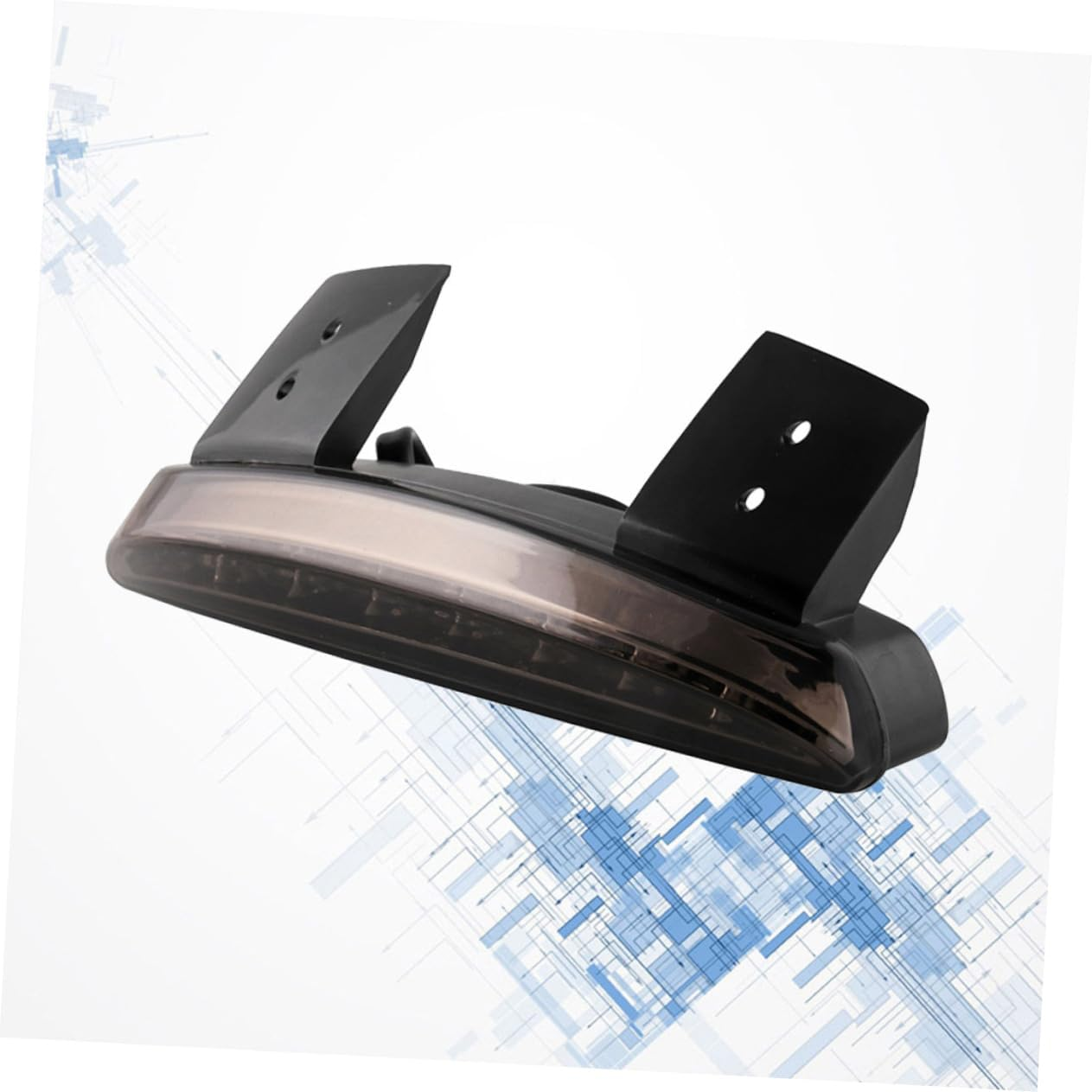 PLAFOPE Motorcycle Tail Light Motorbike Brake Light Taillight Long Lifespan Streamlined Design image number 3