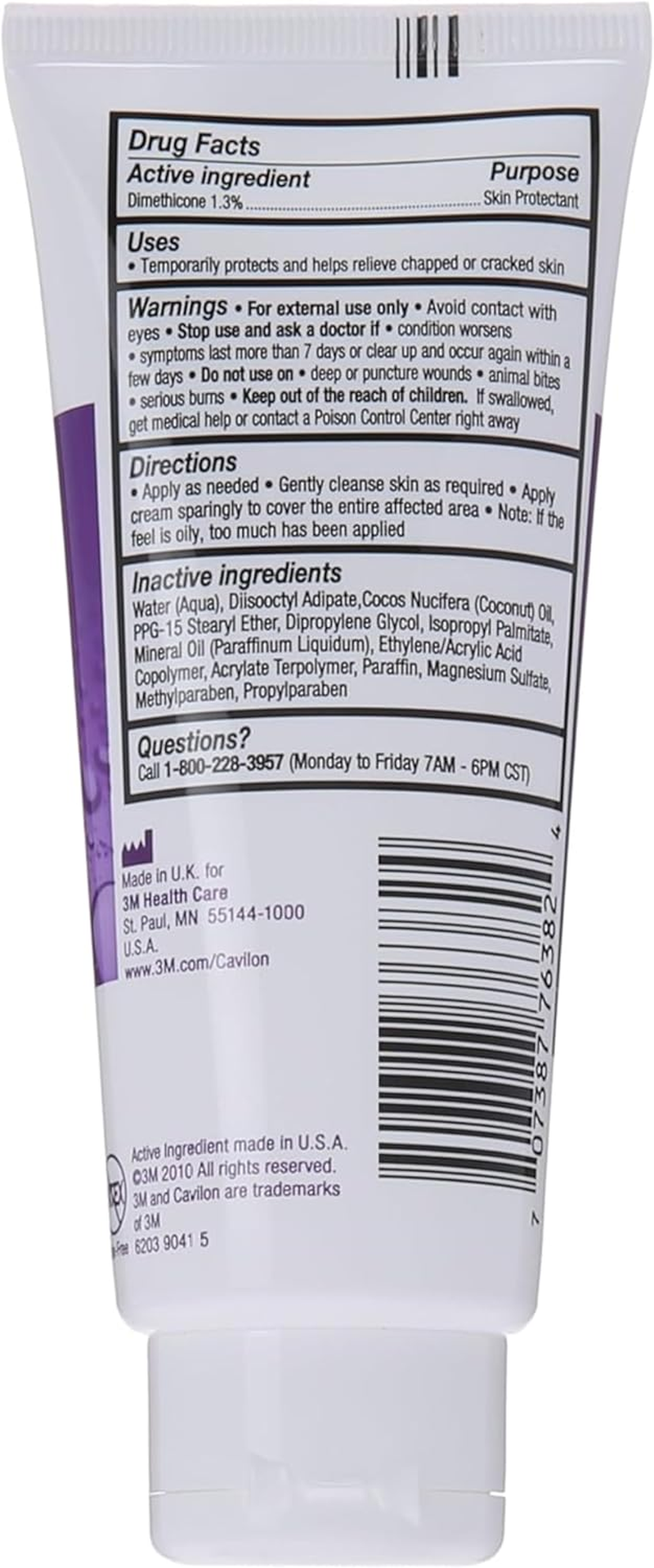 3M Cavilon Durable Barrier Cream Fragrance Free 100Ml (92G) Tube (Pack of 2) image number 1