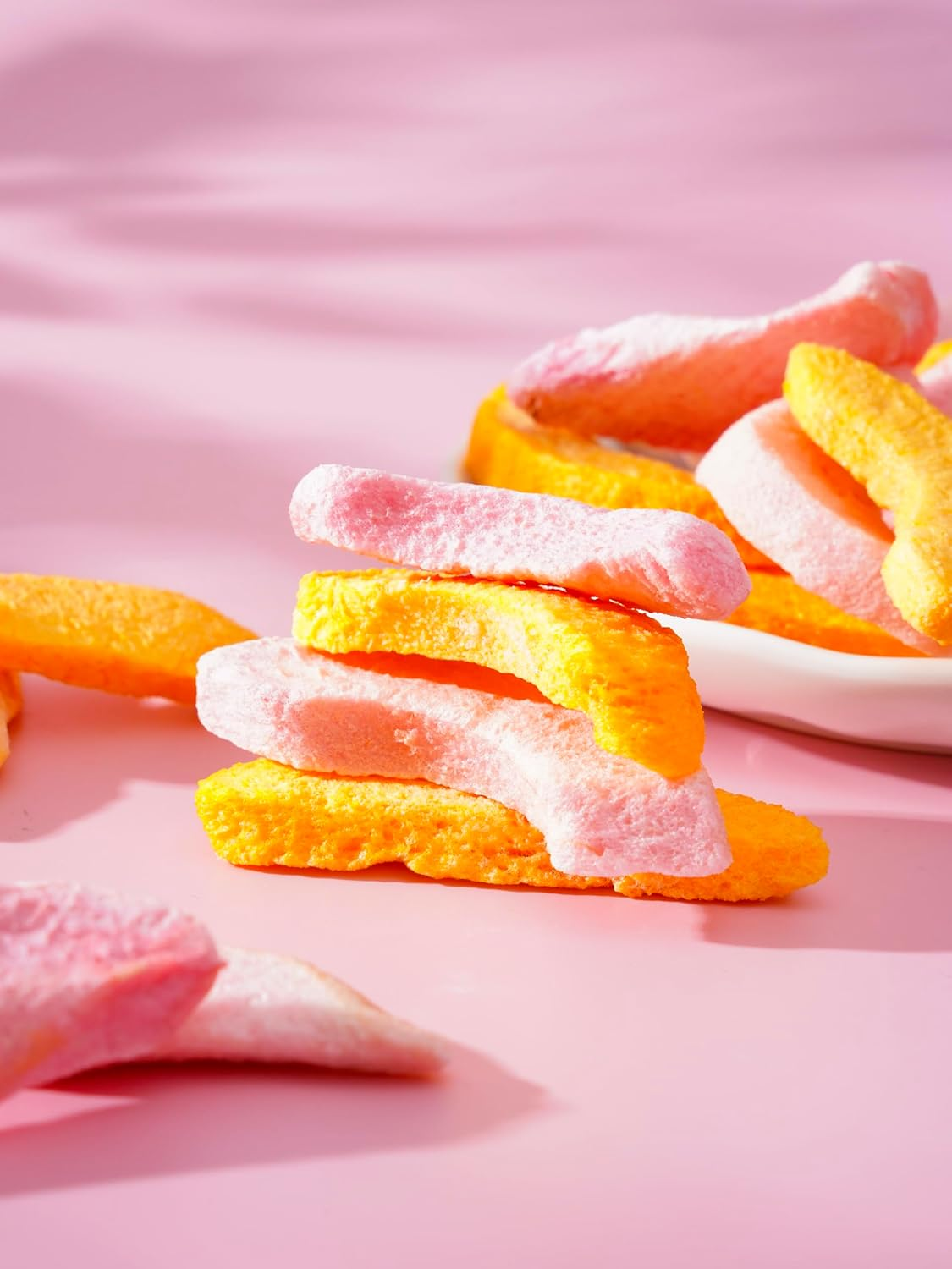 Shary Freeze Dried Mixed Peach Crisps, (6 X 40G) &ndash; Healthy Snack, 100% Natural, Vegan, Gluten-Free, Crunchy & Delicious image number 6