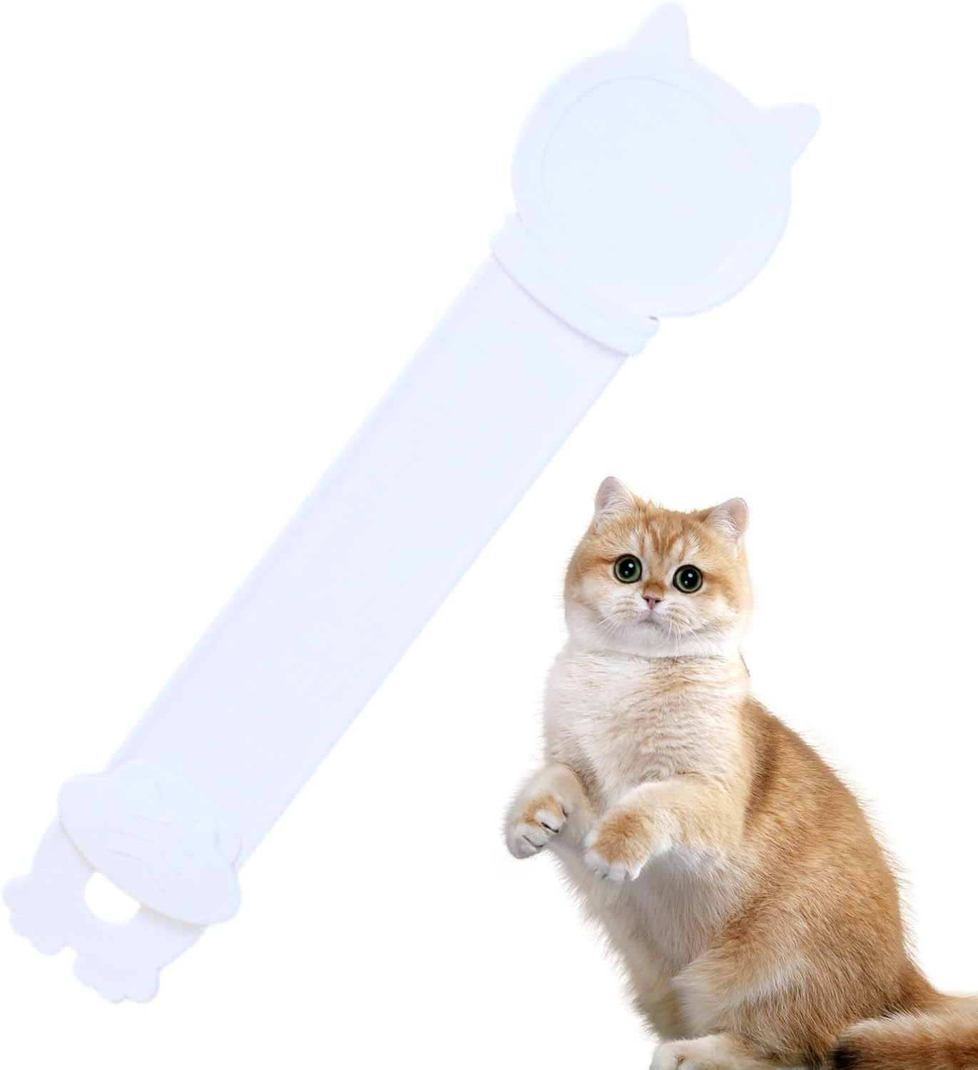 Cat Food Spoon,Multifunctional Sturdy Pet Food Spoon - Anti-Overflow Pet Supplies for Home Outdoor Travel Feeding Kitty Kitten image number 4