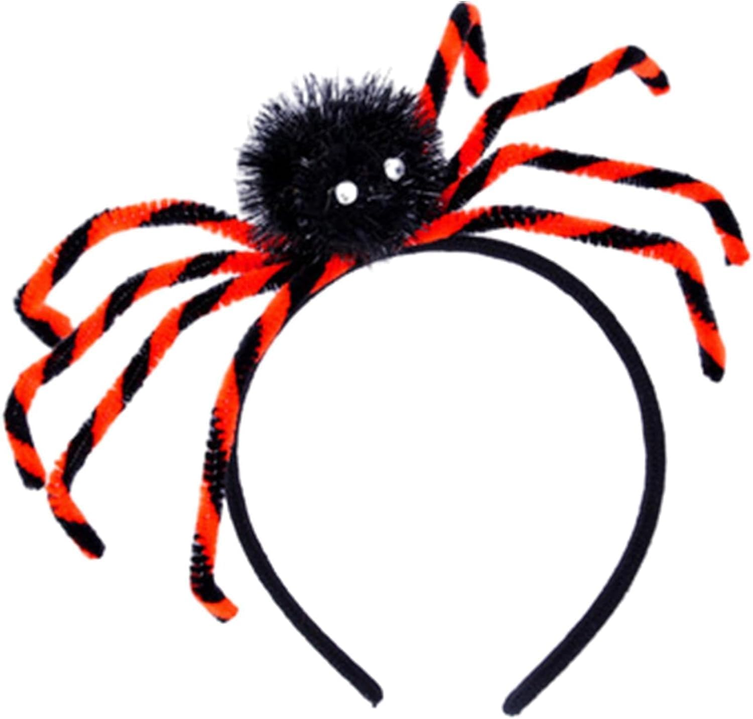 Halloween Spider Headband - Chilling Spider Hair Piece for Cosplay,Outfit Decorations Spider Slap Bracelet/Brooch/Headband for Halloween, Parade, Costume Parties