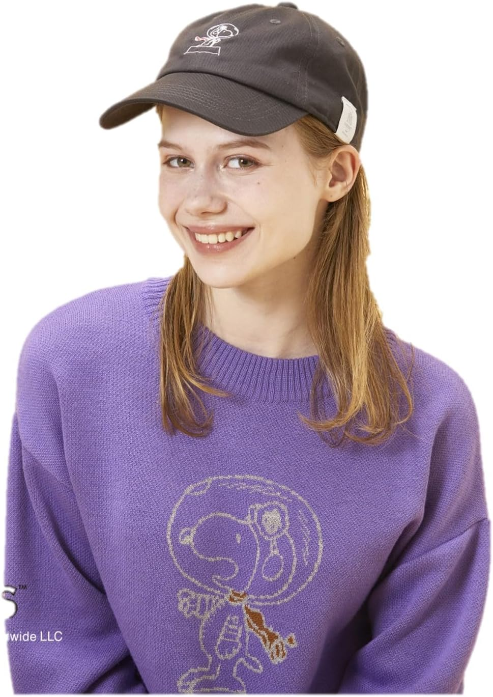 Mizuno B2MWBY50 Peanuts Cotton Cap Snoopy Embroidery