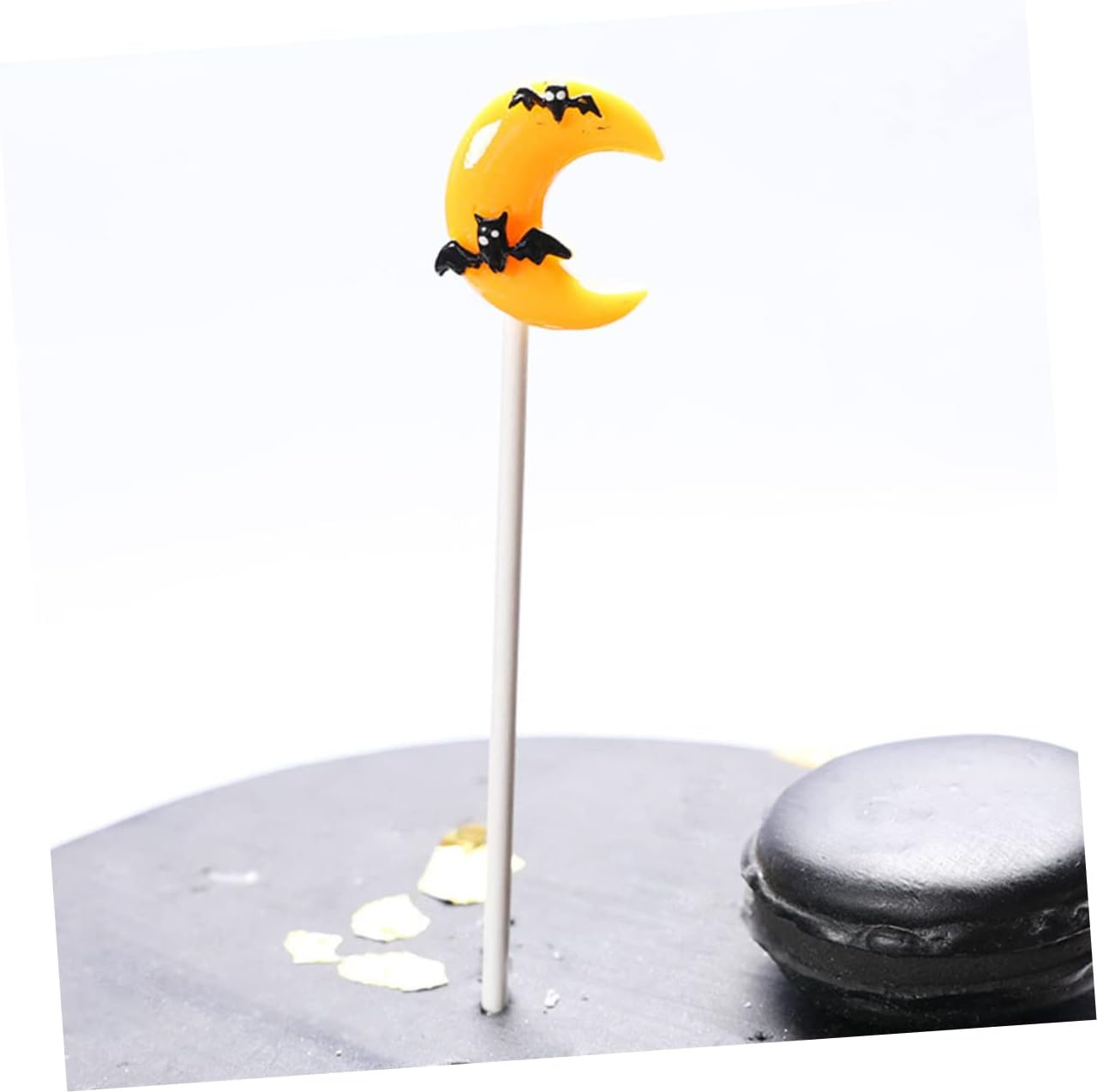 Halloween Cake Topper Set 9Pcs Resin Picks for Dessert Decoration Random Style image number 4