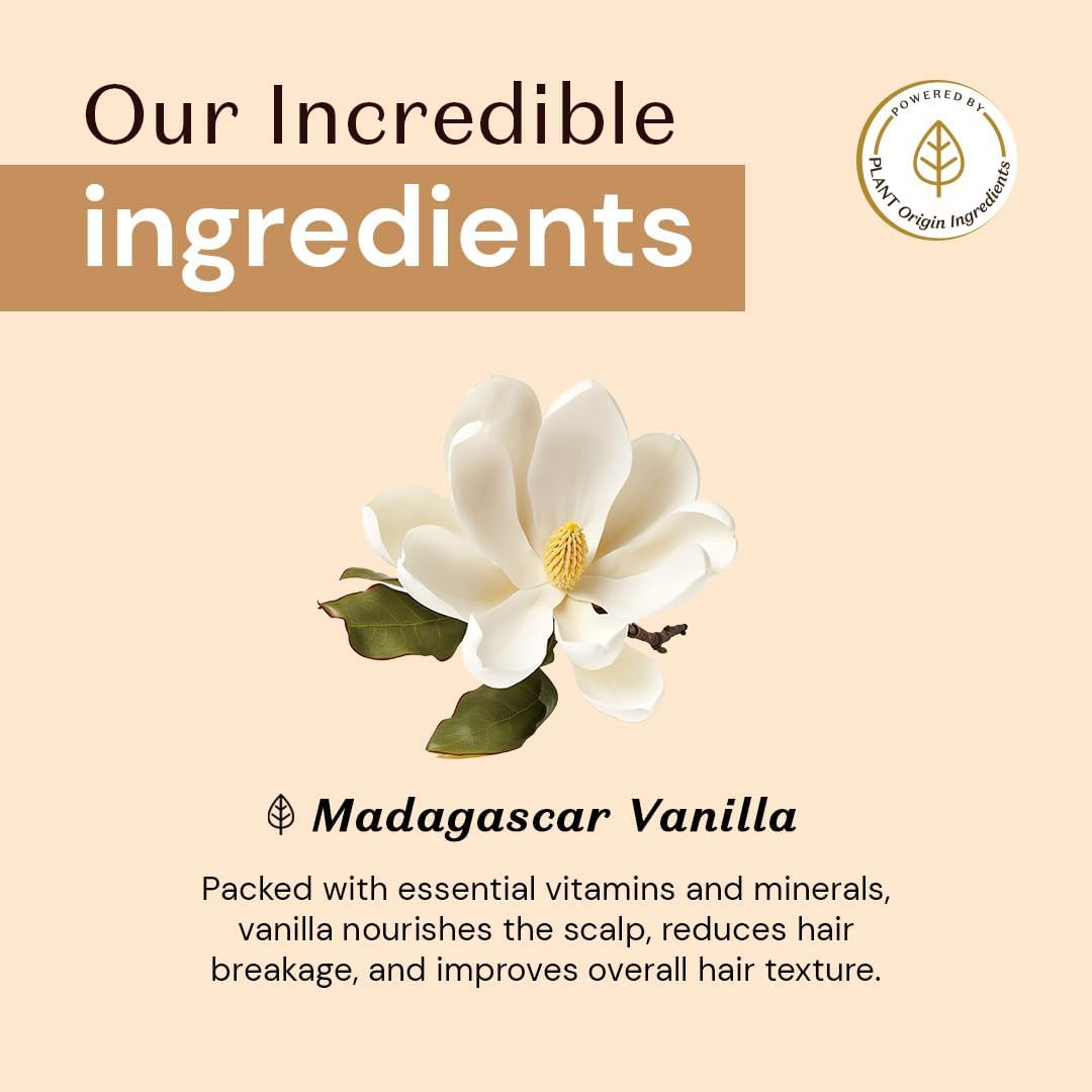 Atulya Madagascar Vanilla Shampoo Enriched with Soya Protein Oil and Onion - Paraben-Free, Silicone-Free, Sulphate-Free and Mineral Oil-Free (300 Ml) image number 2