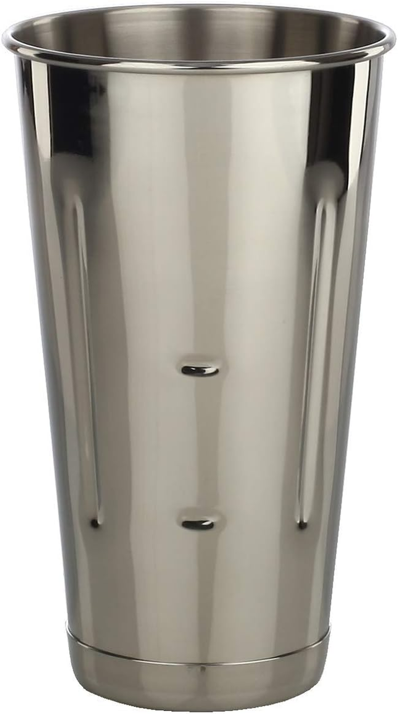 Libertyware Stainless Steel Malt Milkshake Mixing Cup 2 Pack - Two Ice Cream and Milkshake Machine Cups - 30 Oz Stainless Steel Malt Milkshake Cup for Milkshake Machines - Two 30 Oz Cups image number 2