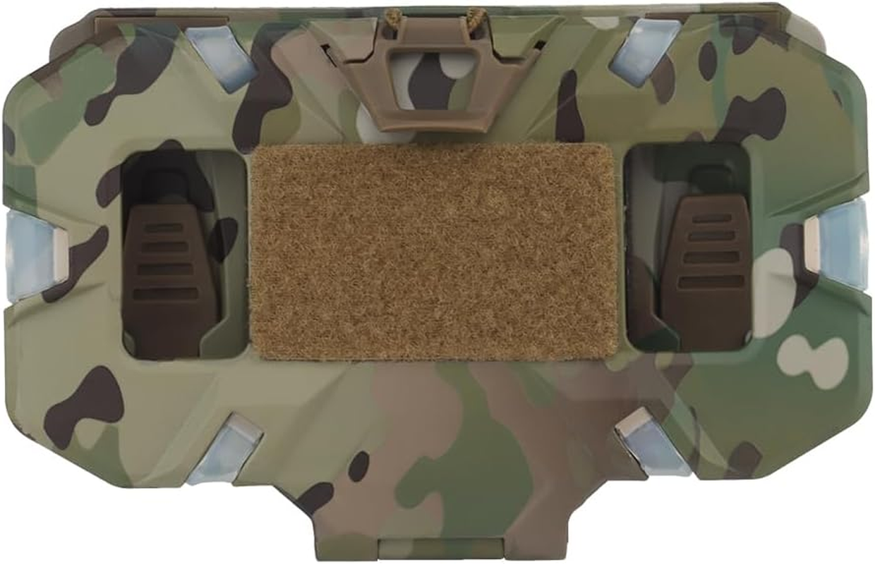 CMAIR4U Tactical Vest Phone Holder,Molle Mount,Universal Chest Phone Board Carrier Foldable Navigation Board,For Outdoor Paintball Airsoft Hunting Game (CP) - Cp image number 4