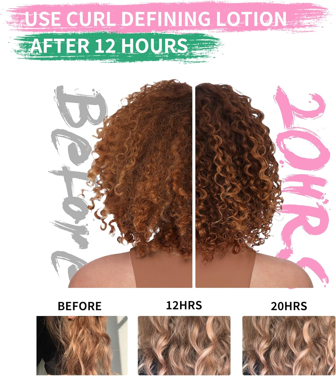 Immetee Curl Cream for Curly Hair and Styling Cream,Nourishing Lightweight,Non-Greasy,Smoothes & Defines,Curl Activator for Curly Hair,Smooth and Shiny 250Ml image number 4