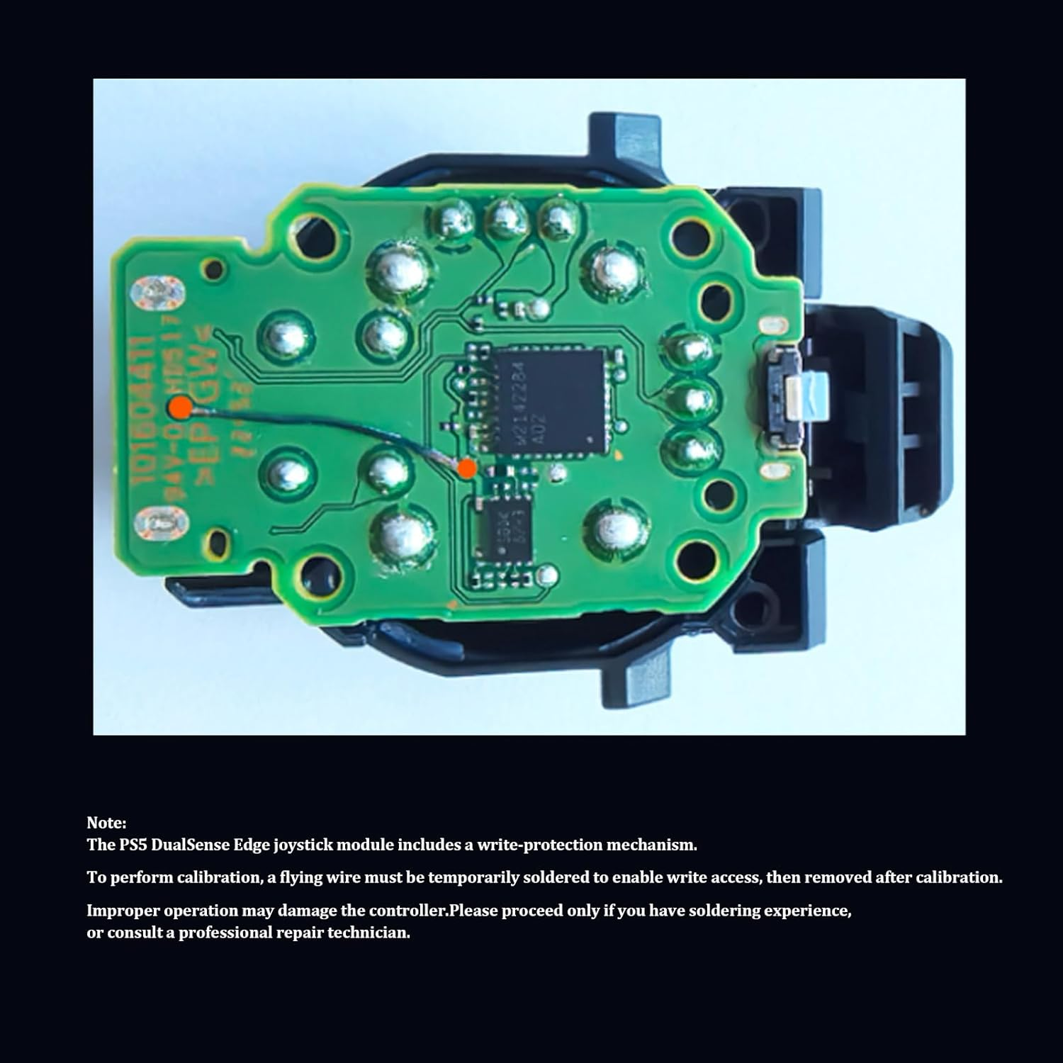 Gulikit TMR Magnetic Joystick Replacement Kit for PS5 Dualsense/Dualsense Edge Controller,Anti-Drift Electromagnetic Stick Repair Module with Thumbstick Caps, Soldering Required image number 1
