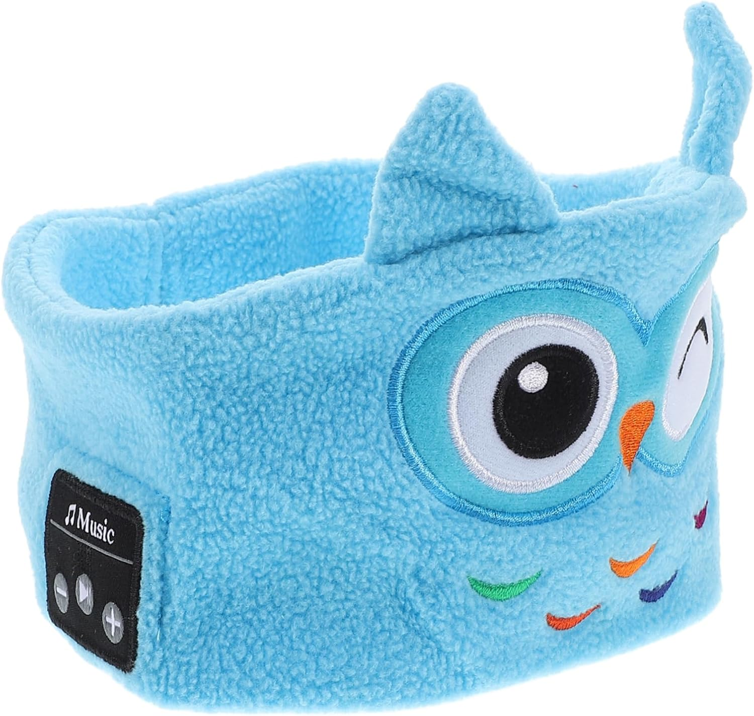 HOLIDYOYO Wireless Kids Headband Headphones Volume Limiter, Soft Skin-Friendly for Toddlers and Infants, Safe Music Earphones Owl Design for Travel and Sleep image number 5