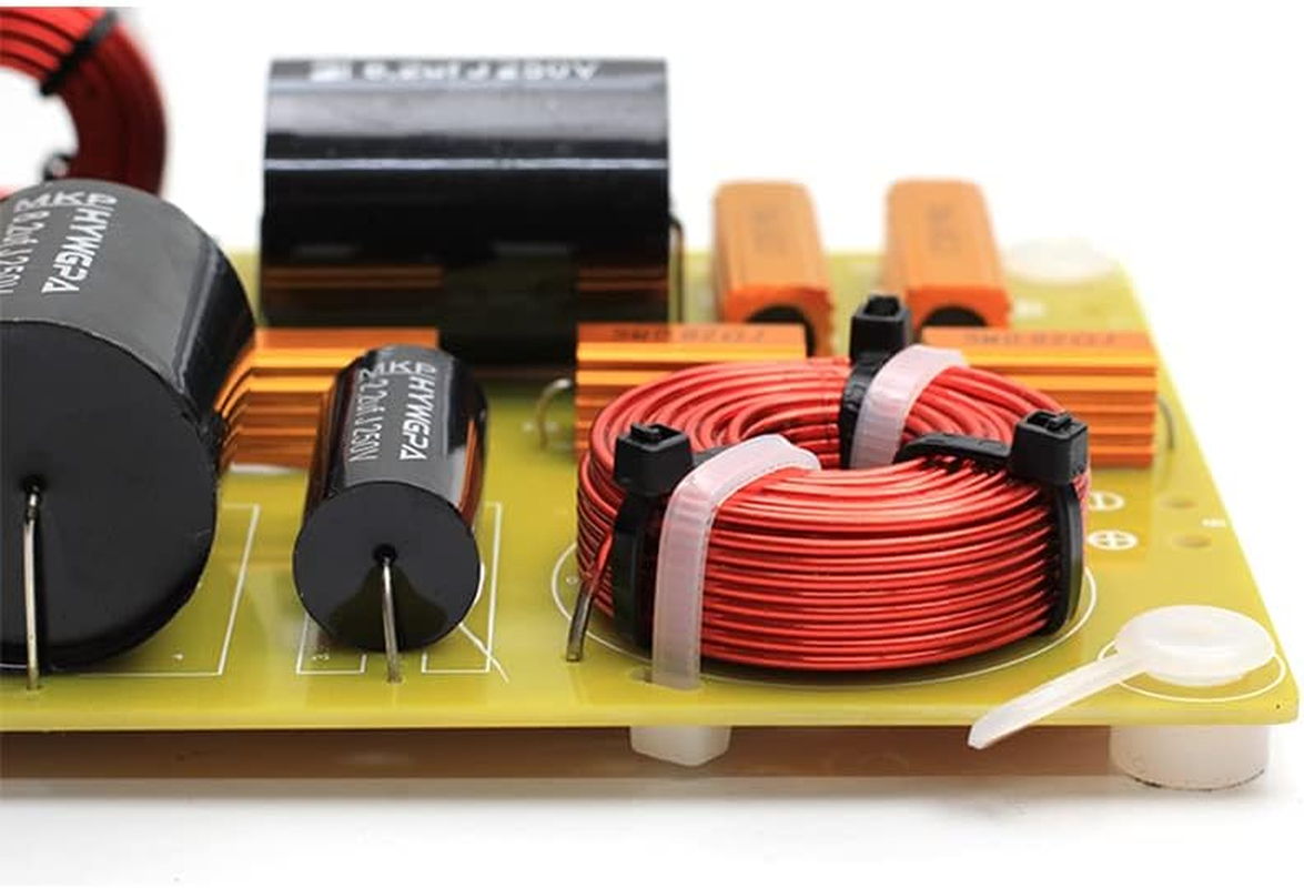 HOOCI 2PCS 200W 2-Way Audio Hifi Filter Circuit Board Stereo Speaker Crossover Filters Frequency Dividers 3200Hz 4/6/8 Ohm (Color : T6 W4) image number 2