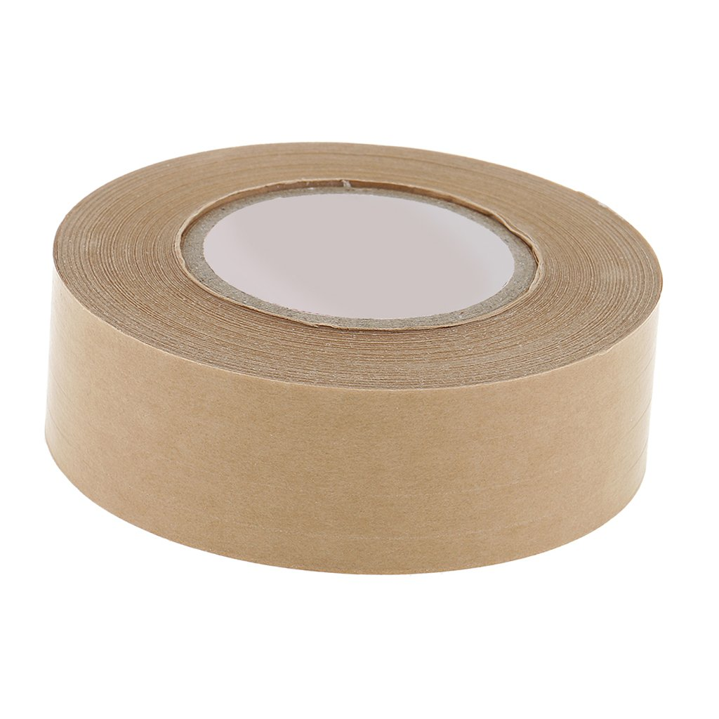 Amagogo Gumstrip Brown Sealing Tape Water Activated Gummed Kraft Paper Tape Picture Framing 24Mmx50 Metre Rolls image number 5