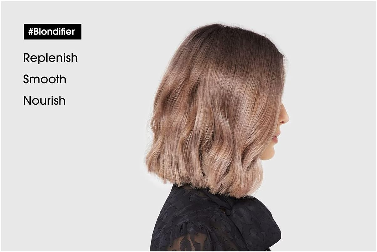 L'Or&eacute;al Professionnel Paris Serie Expert Blondifier Mask, Protective Hair Treatment for Blonde and Natural Blonde Hair, Gives Shine, Nourishing Hair Care with A&ccedil;ai Berries, Intensive Treatment, 250 image number 2