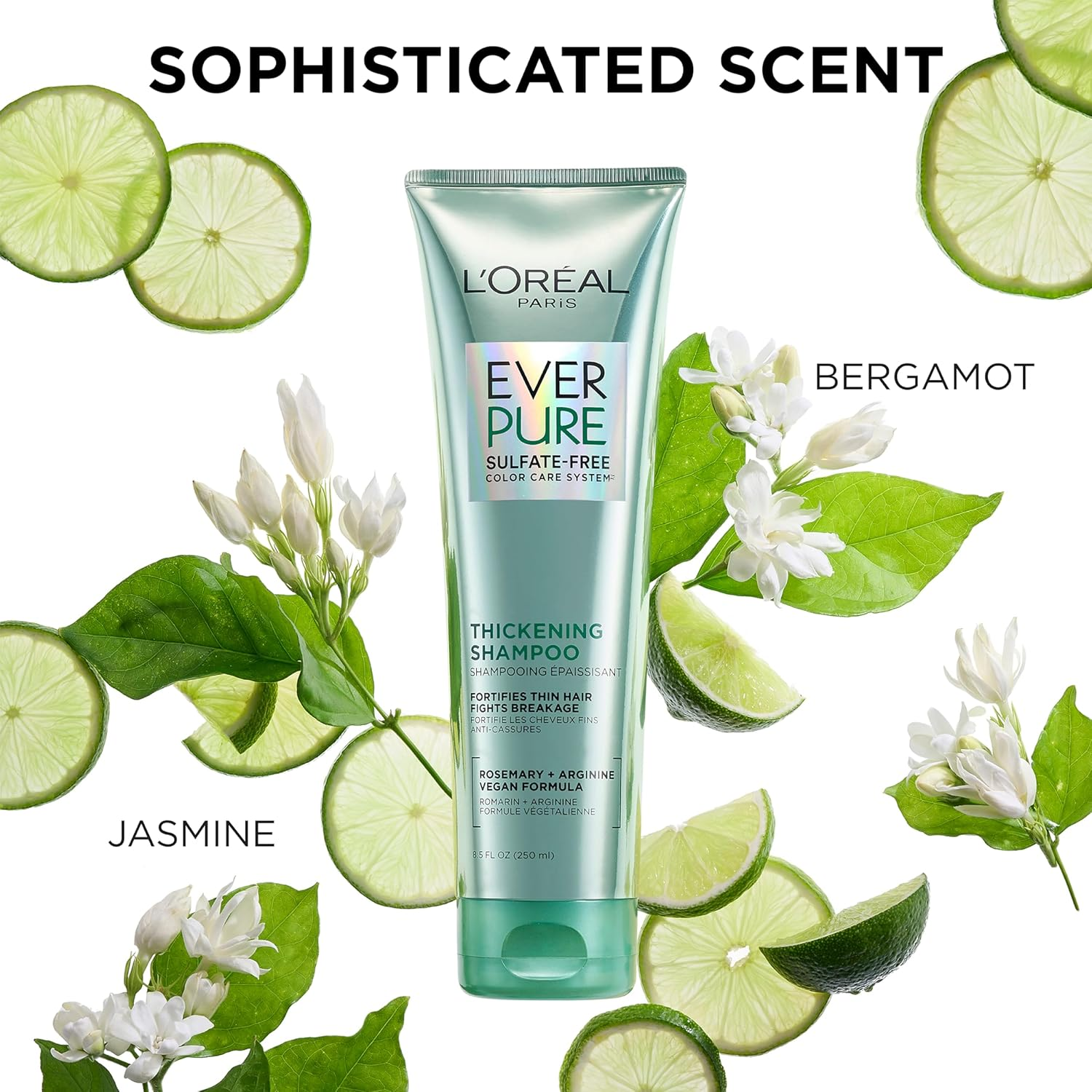 L'Oreal Paris Ever Strong Thickening Shampoo, 8.5 Ounce