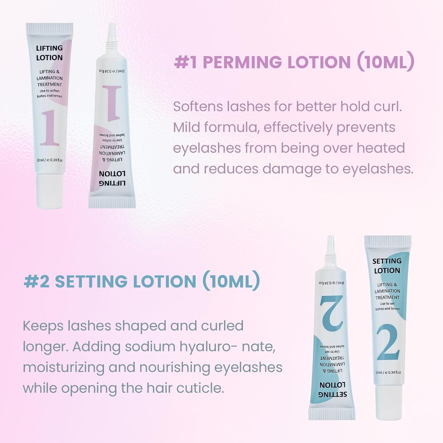 Lash Lifting and Fixing Lotion Lomansa Korean Lash Lift Tube Design Eyebrow Lamination Eyelash Lift Lash Perm image number 3