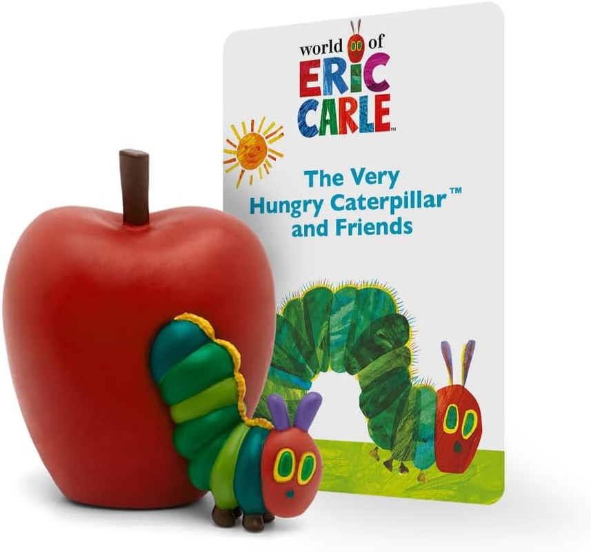 Tonies the Very Hungry Caterpillar Audio Play Character with 3 Stories, 3 Songs, 3 Sets of Fun Facts, and 1 Toy Character - Recommended Age Range: 3+, Language: English, Narrated by Eric Carle image number 1