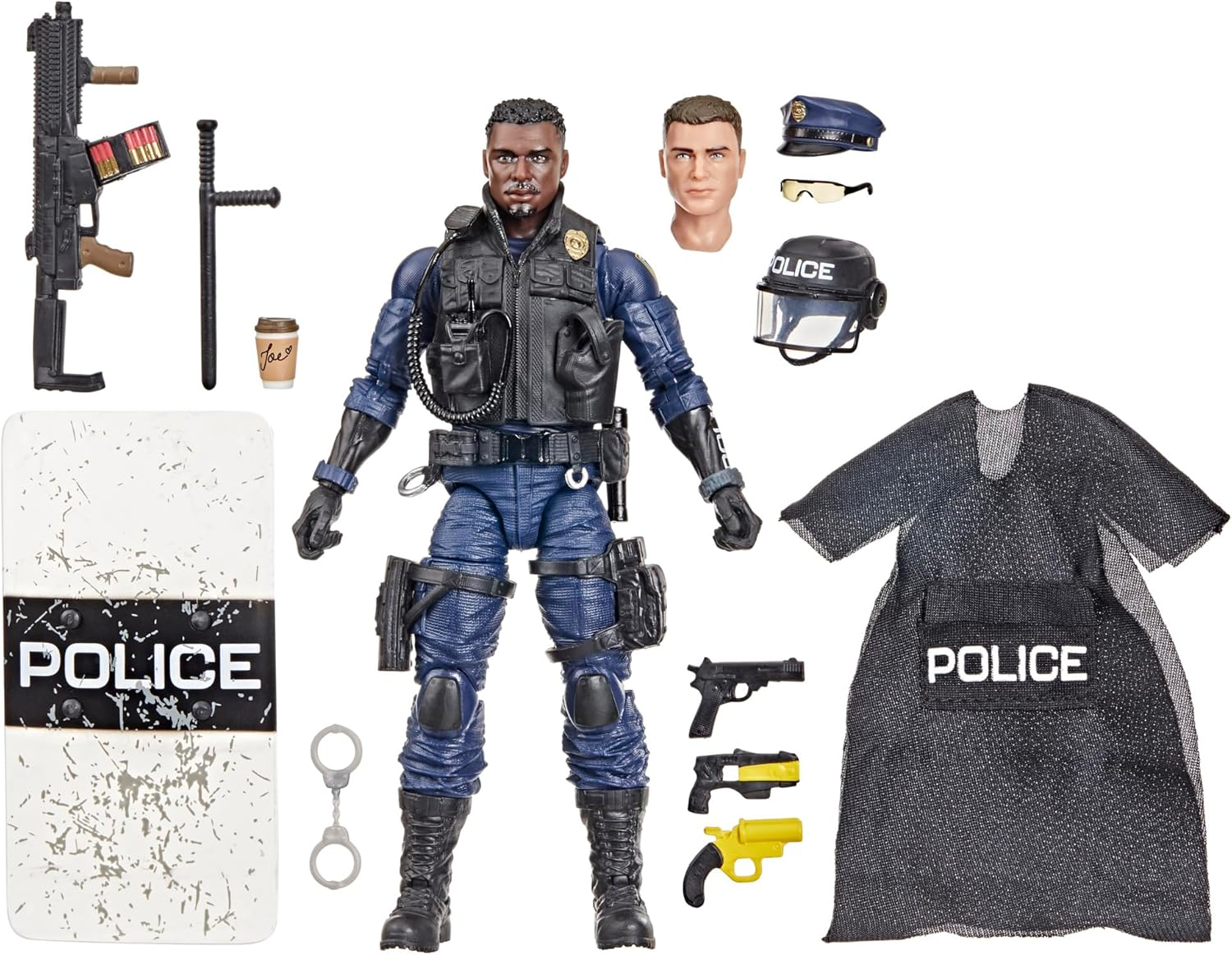 G.I. Joe Classified Series Legacy Collection: Action Joe &mdash; Police Emergency Service Unit (ESU), Collectible 6 Inch Action Figure with 14 Accessories image number 1