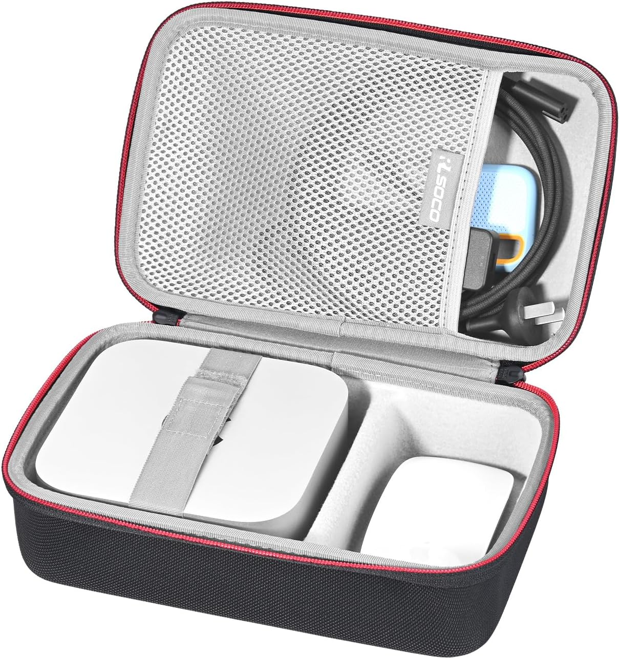 Mini Computer Case for Apple 2024 Mac Mini M4/M4 Pro & Beelink Alder Lake-N100/N150/Mini-S12/Ser5 Pro/Ser5/Eqi12/Eq14/U59 Pro & KAMRUI Intel Alder Lake N95/AK1PLUS by RLSOCO -Black (Case Only) image number 4