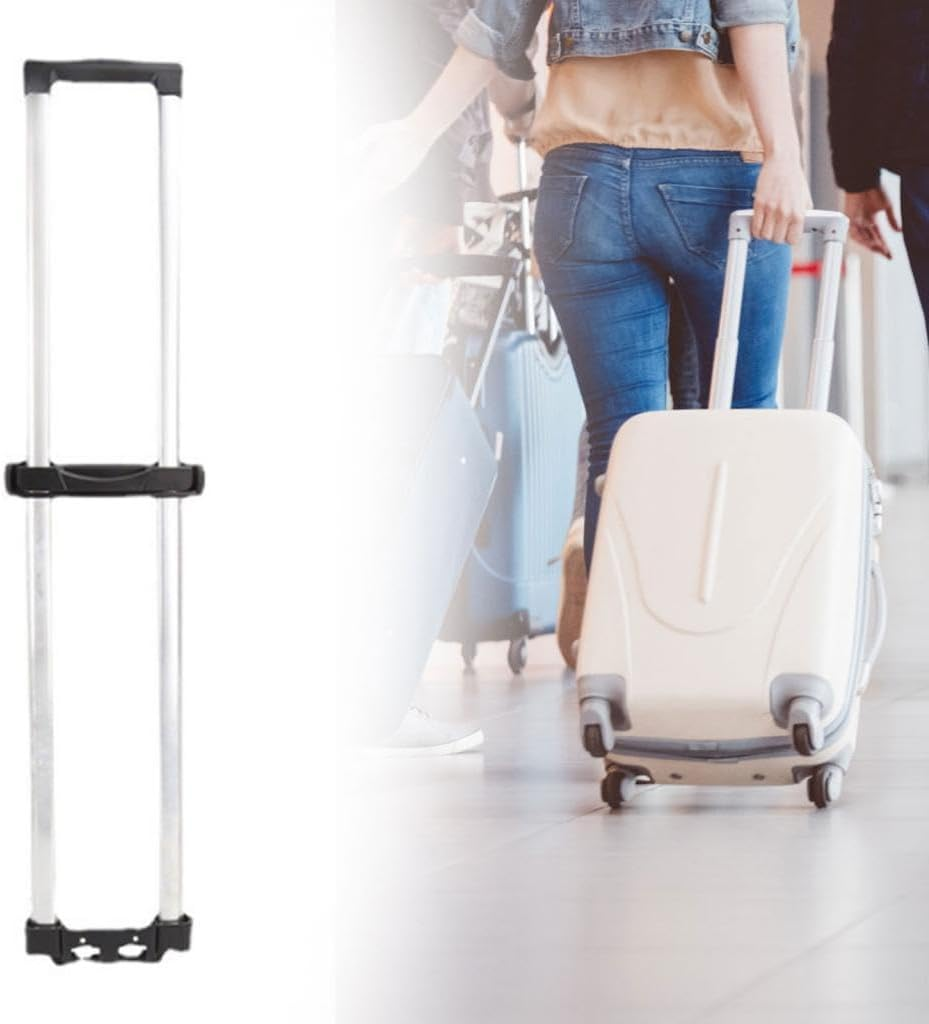 Luggage Telescopic Handle Replacement 37.5Inch Daily Usage Stylish Aluminum image number 1