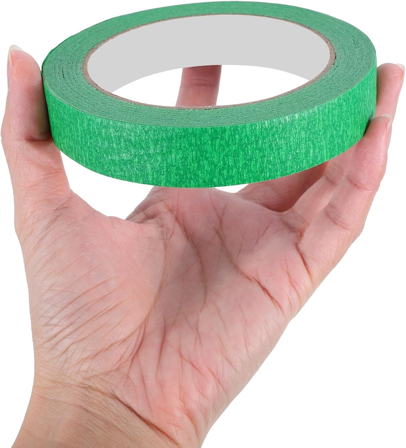 OSALADI 14Rolls Painters Tape Masking Paper Green Multi-Surface Paint Masking Tape for Painting Car Detailing DIY Arts Craft Home Office School Projects - Yellow image number 3