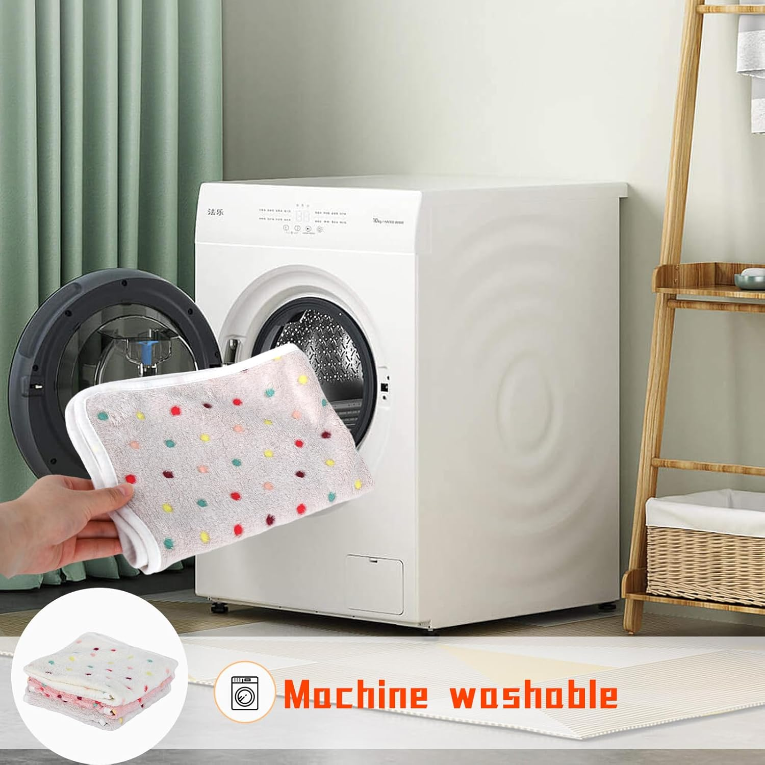 3 Pieces Puppy Blankets Washable Small Animal Fleece Beddin Soft Cats Blankets Small Reusable Small Pet Sleep Blankets Coral Velvet Hamster Guinea Pig Cage Liners for Hamster Ferret Rabbits 40 * 60Cm image number 4