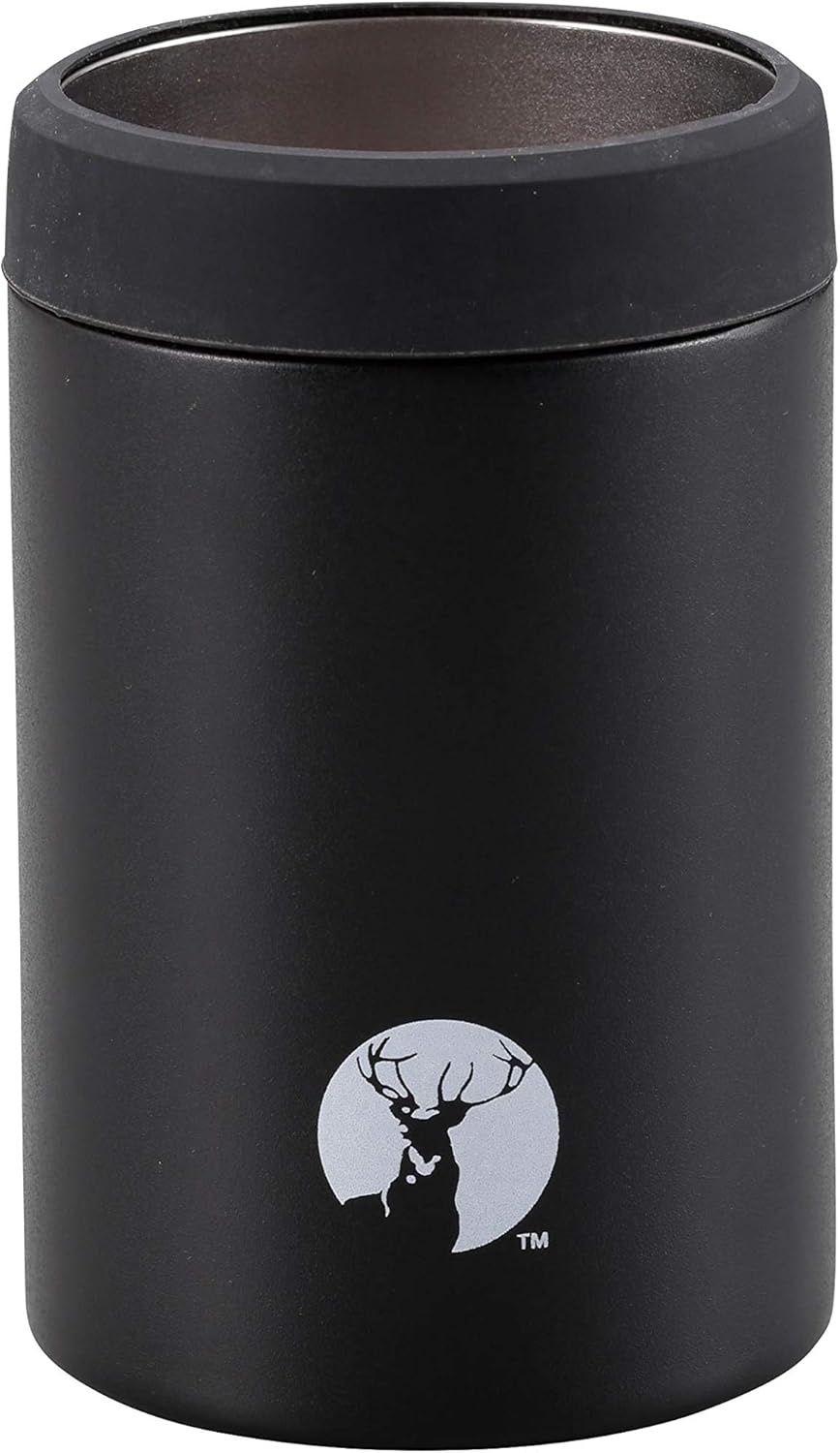 Captain Stag UE-3493 HD Insulated Can Holder for 16.9 Fl Oz (500 Ml) Cans, Black