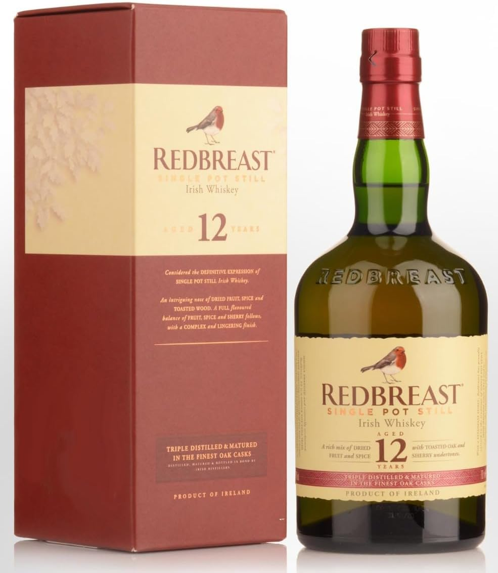 Redbreast 12 Year Old Single Pot Still Irish Whiskey 700Ml