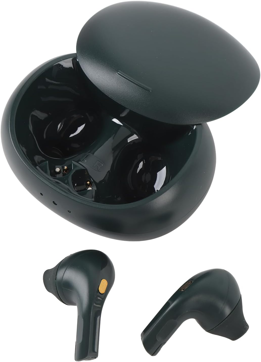 Generic Translation Earbuds, 74 Languages 70 Accents Dual Mic Hifi Stereo Speaker, 4 Translation Engines, Low Latency, 4 Hours Continuous Usage (Green)