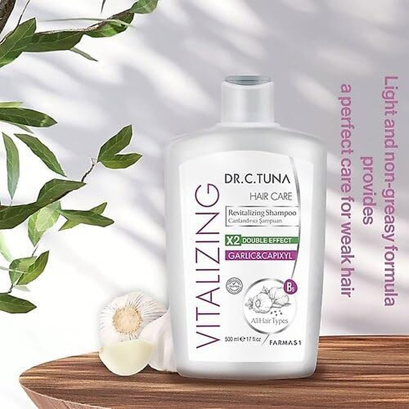Kenparazzi Vitalising Garlic Shampoo 500 Ml - Protects against Breakage and Spills. Formula Developed and Enriched with Garlic and Capixy, 1108062