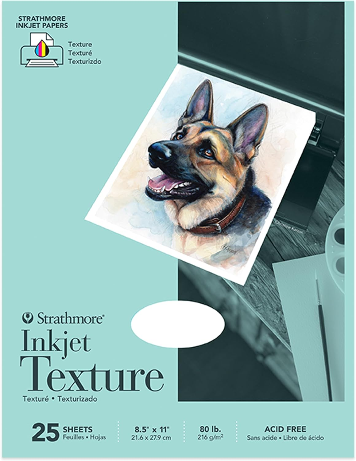 Strathmore Textured Inkjet Paper, 8.5"X11", 25 Sheets