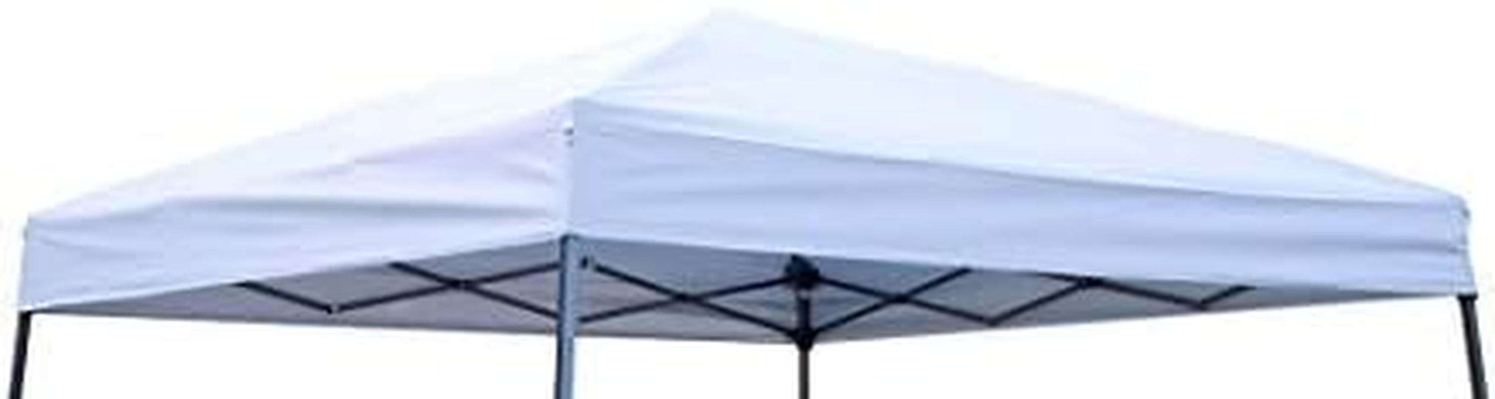 Trademark Innovations 8' X 8' Square Replacement Canopy Gazebo Top in Black (ONLY Fits Trademark Innovations 10' Slant Leg Canopy Frame)