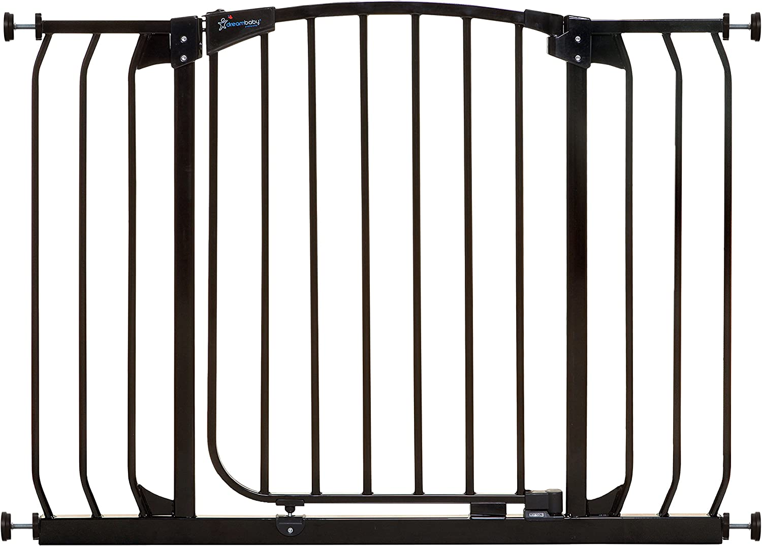 Dreambaby Chelsea Xtra-Wide Hallway Auto-Close Security Gate, Black image number 5
