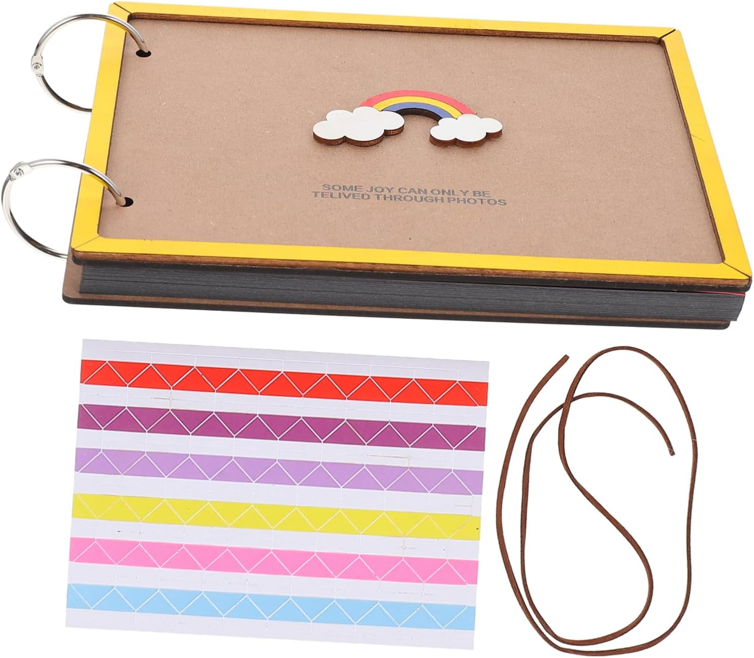 Cabilock Self Adhesive Photo Albums Diy Photo Album Scrapbook Picture Books for Memories