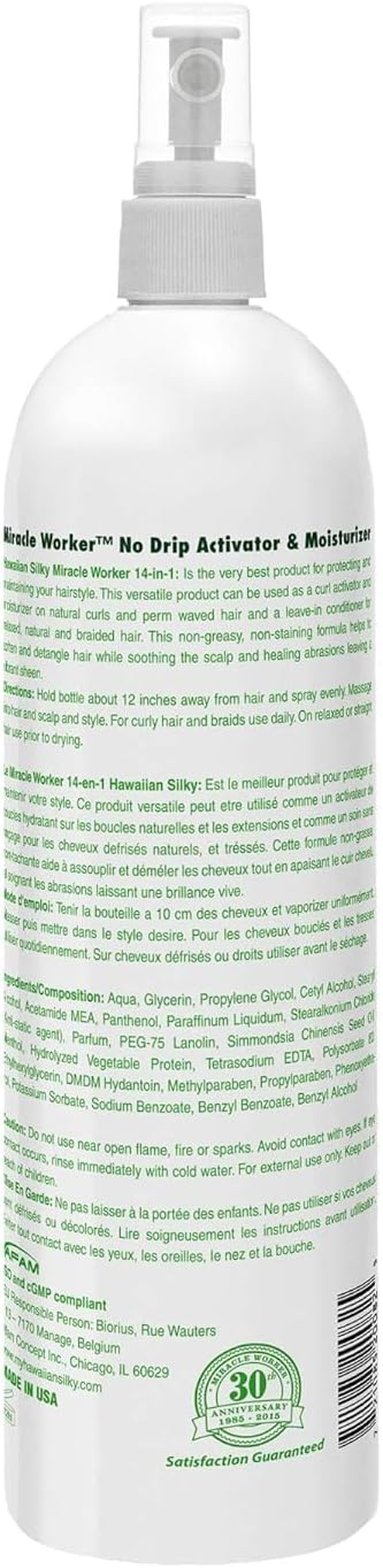(240Ml) - Hawaiian Silky Hawaiian Silky 14-In-1 Miracle Worker, White, 8 Fl Ounce image number 3