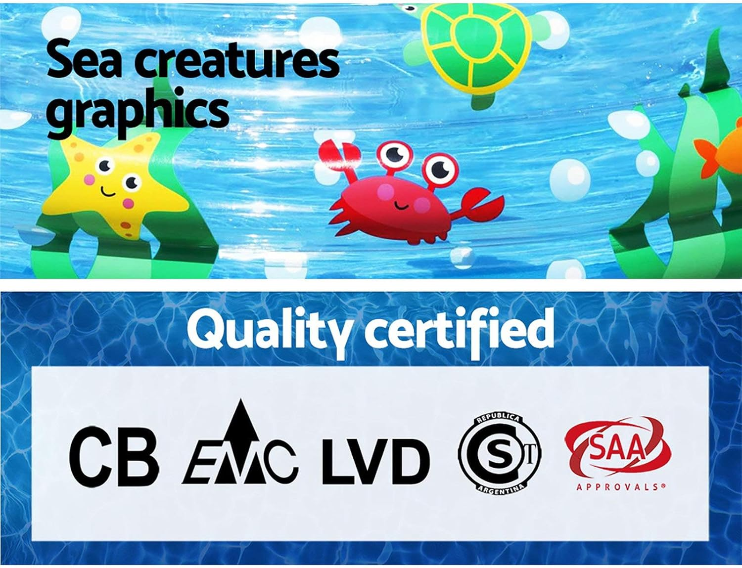 Bestway Deep Dive 3-Ring Swimming Pool, F1.83M X H33Cm image number 5