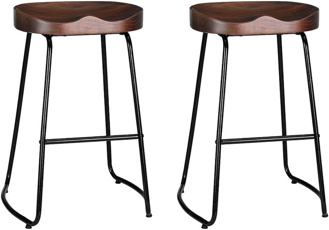Artiss Bar Stools Stool Set of 2 Kitchen Counter Barstools Dining Chair Vintage
