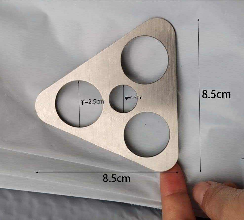 Camping Tripod Board - Turn Branches into Campfire Tripod, Stainless Steel Campfire Support Plate with Adjustable Chain for Hanging Cookware - Perfect Accessories for Outdoor Cooking image number 3